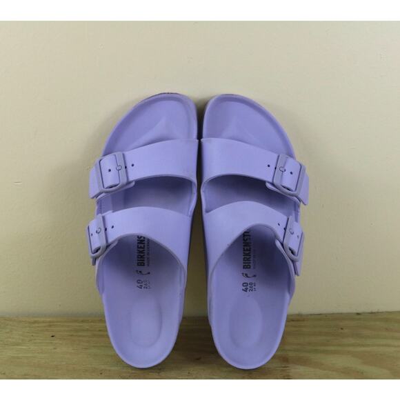 Birkenstock Sandals Arizona Womens 9 Purple Eva Arizona 2 Buckle Slides - Picture 4 of 9
